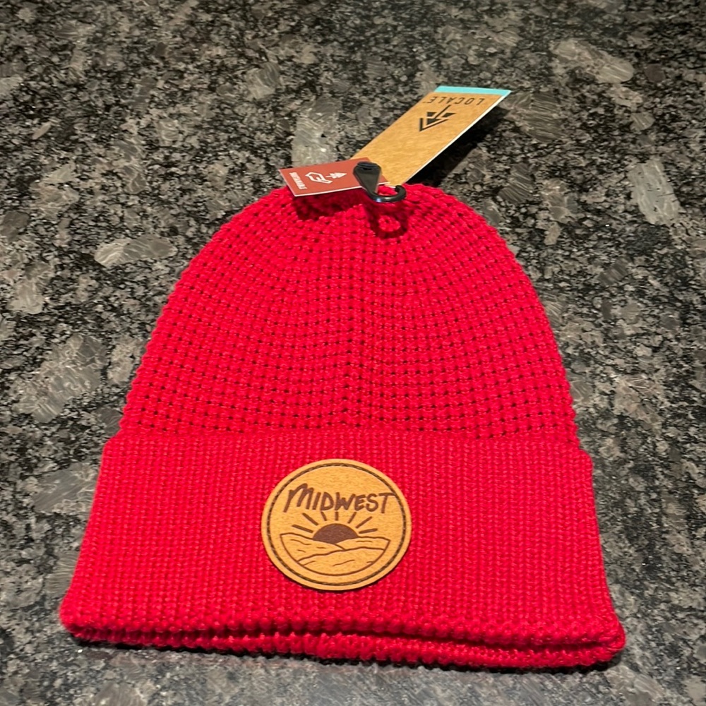 Brand new stocking cap with Midwest patch.